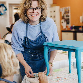 18 04 2023 Zorgpartners De Hanepraij Vrijwiliiger Bewoner Activiteit