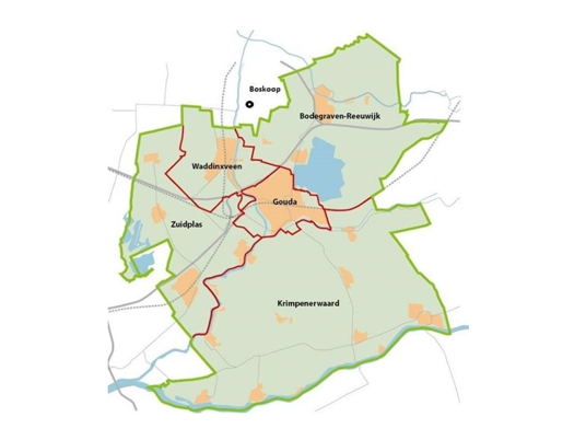 TANDEM Regiokaart Wit