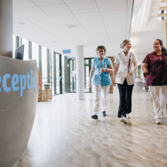 18 04 2023 Zorgpartners De Hanepraij Medewerkers Interactie Receptie